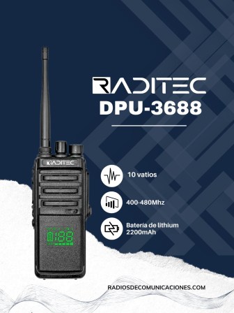 Radio de Comunicación - Raditec -DPU-3688